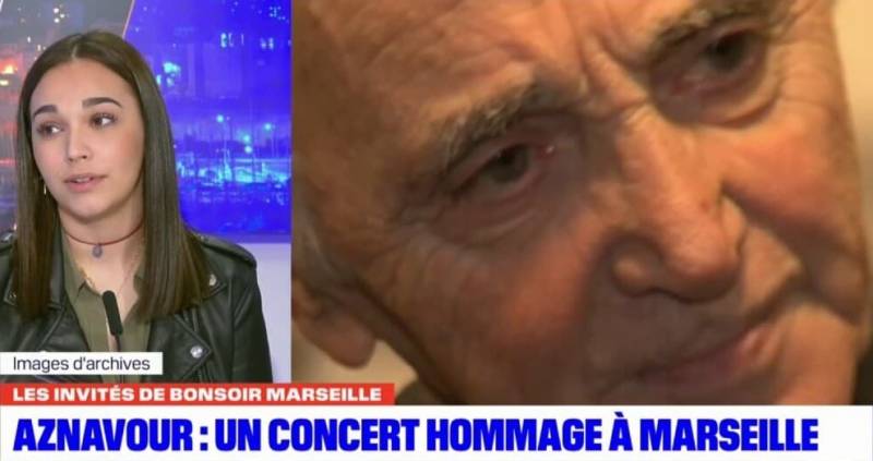 Manon Maley a rendu hommage à Charles Aznavrou au dôme de Marseille