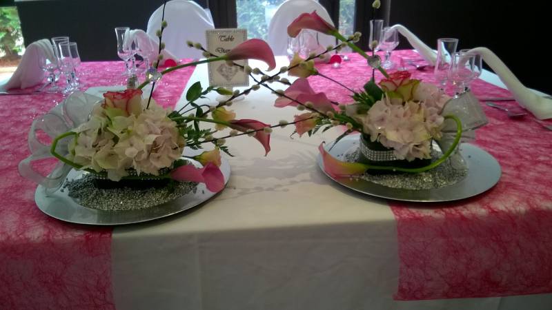 Décoration florale pour buffet traiteur à Marseille, Aubagne et Aix en Provence