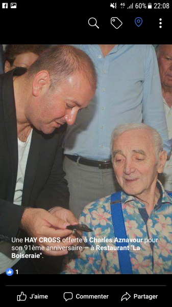 Frank Ohanessian et Charles AZNAVOUR